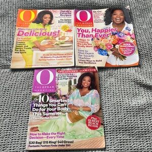 Oprah magazines (3) April, June, July 2012